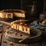 Luxurious Caramel Brownie Cheesecake